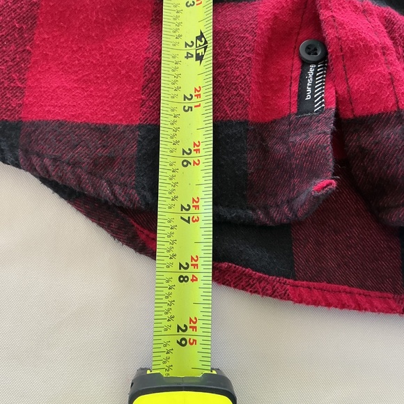 Burnside Buffalo Plaid Flannel Shirt Unisex Large (14-16) Lumberjack Outdoor - Picture 5 of 7